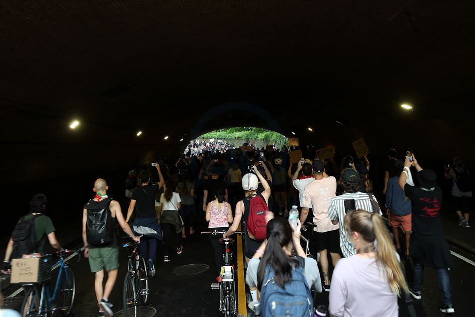 Floyd protests continue on the 9th day in New York