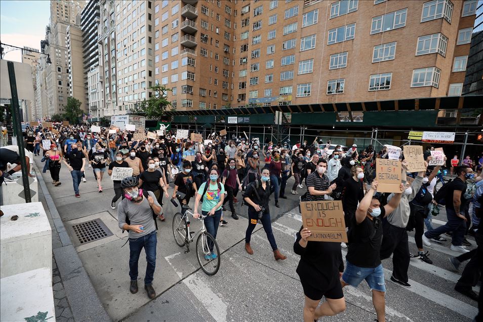 Floyd protests continue on the 9th day in New York