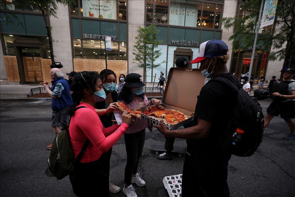 Floyd protests continue on the 9th day in New York