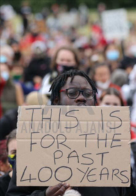 Black Lives Matter demonstration in London