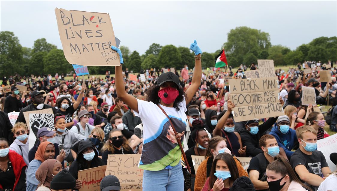 Black Lives Matter demonstration in London