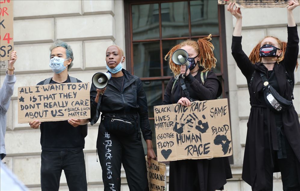 Black Lives Matter demonstration in London