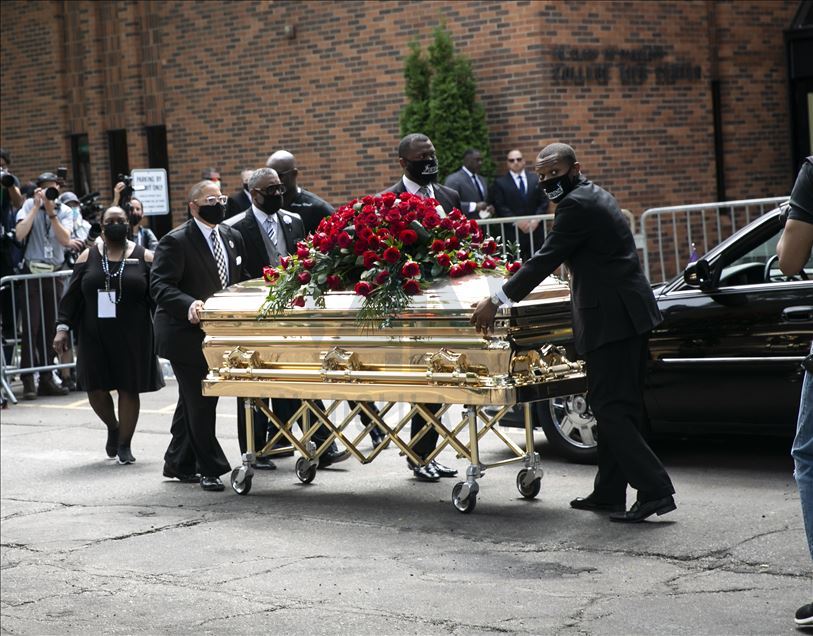 George Floyd için ilk cenaze töreni Minneapolis'te düzenlendi