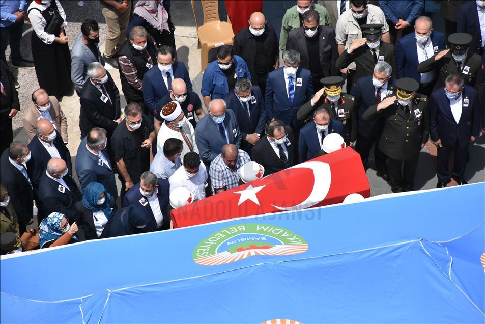 Şehit Piyade Uzman Onbaşı Zengin Samsun'da son yolculuğuna uğurlandı