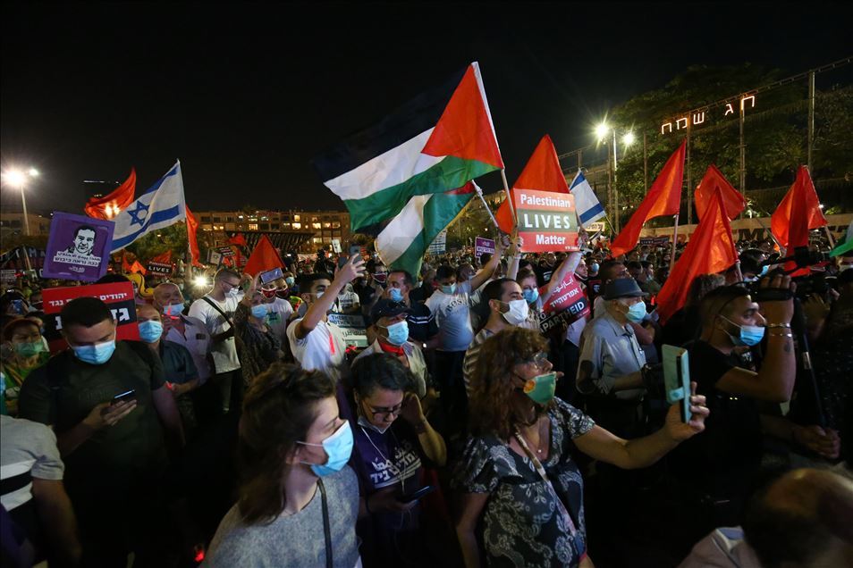 Tel Aviv, protestë kundër planit izraelit për aneksimin e territoreve palestineze
