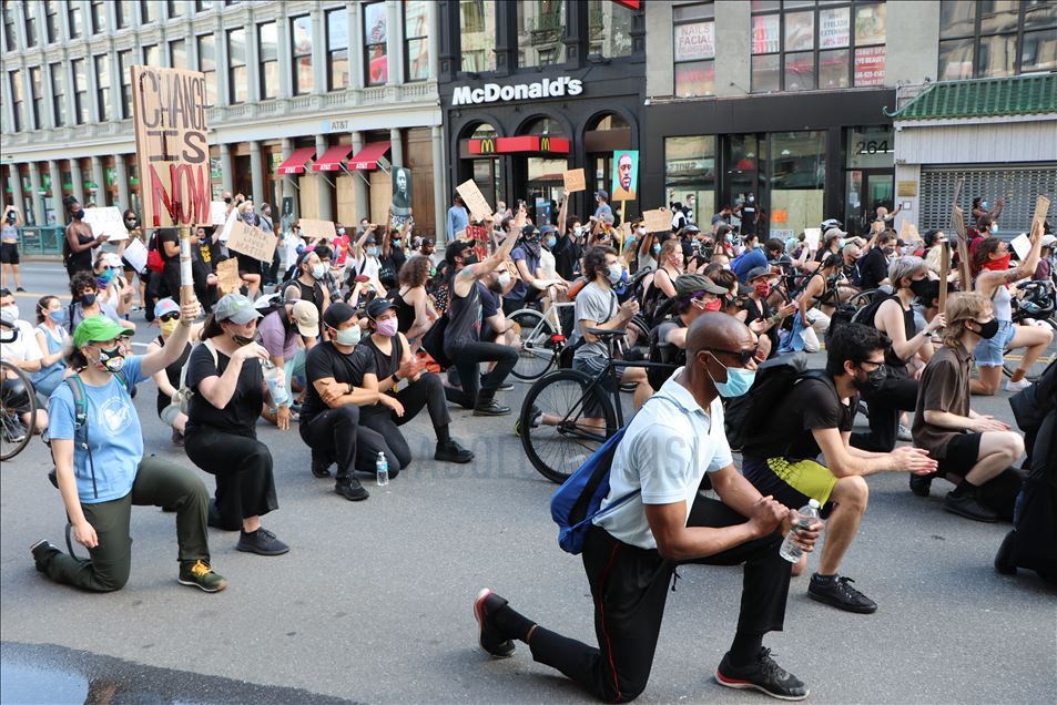 New York'ta Floyd gösterileri devam ediyor
