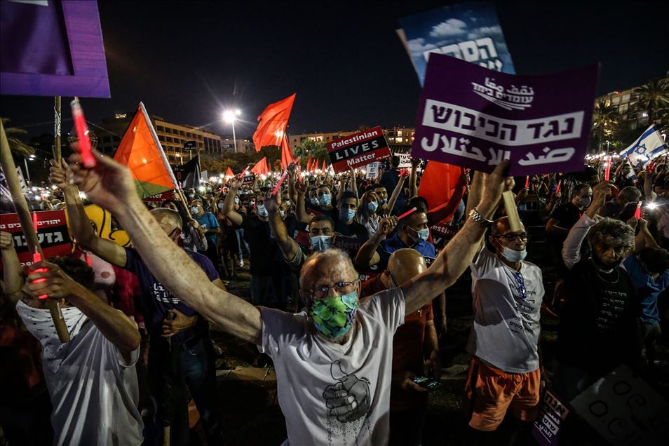 Tel Aviv, protestë kundër planit izraelit për aneksimin e territoreve palestineze