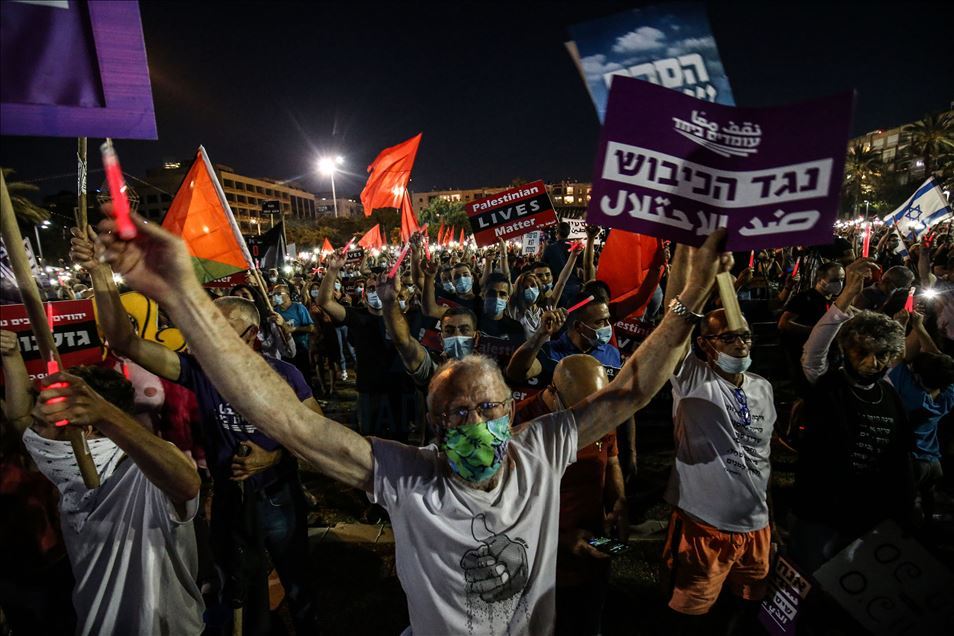 Tel Aviv, protestë kundër planit izraelit për aneksimin e territoreve palestineze
