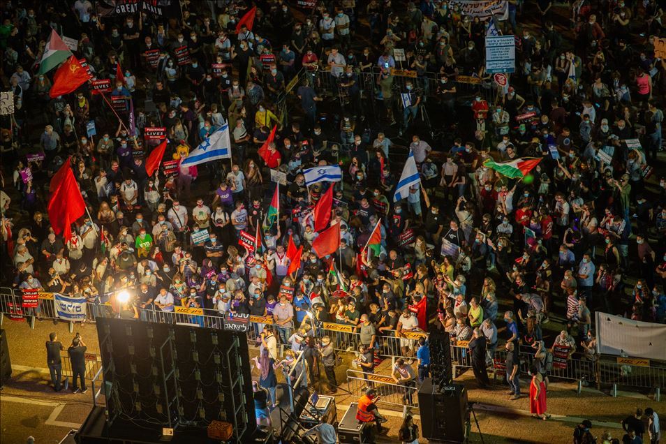 Tel Aviv, protestë kundër planit izraelit për aneksimin e territoreve palestineze