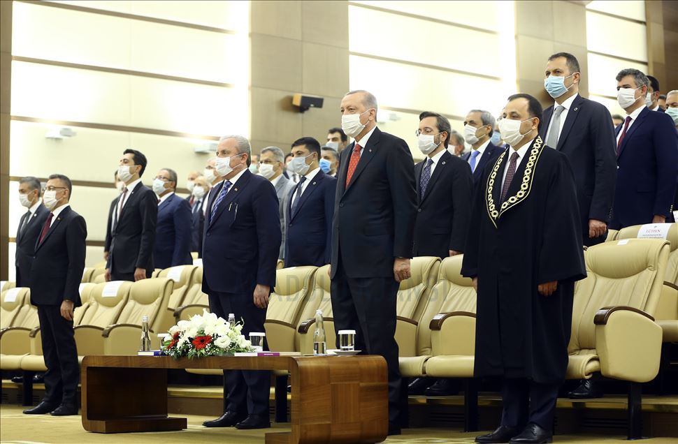 Cumhurbaşkanı Erdoğan, AYM yeni üyesi Basri Bağcı'nın yemin törenine katıldı
