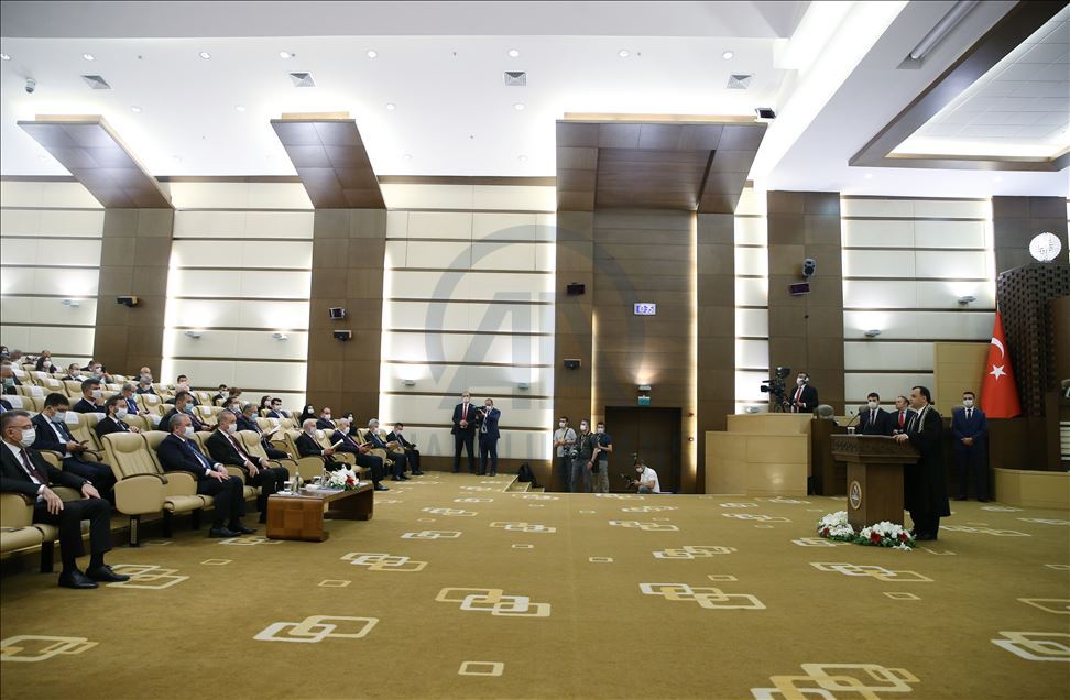 Cumhurbaşkanı Erdoğan, AYM yeni üyesi Basri Bağcı'nın yemin törenine katıldı 