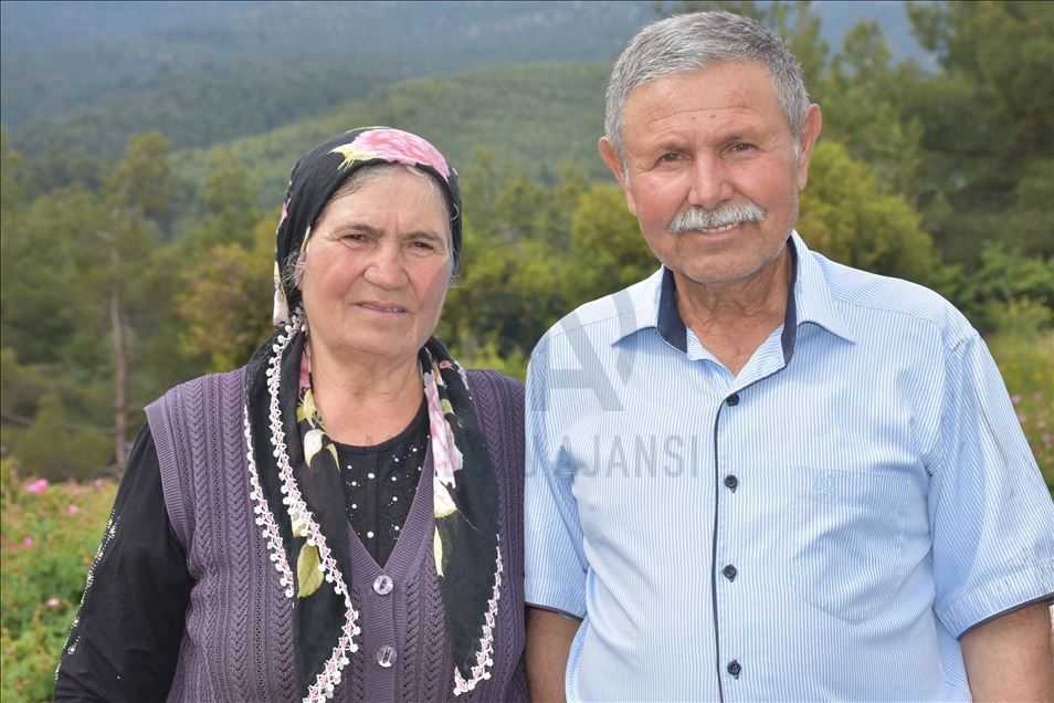 "Gül kokulu" köyün geçim kaynağı gül yağı Avrupa'dan ilgi görüyor