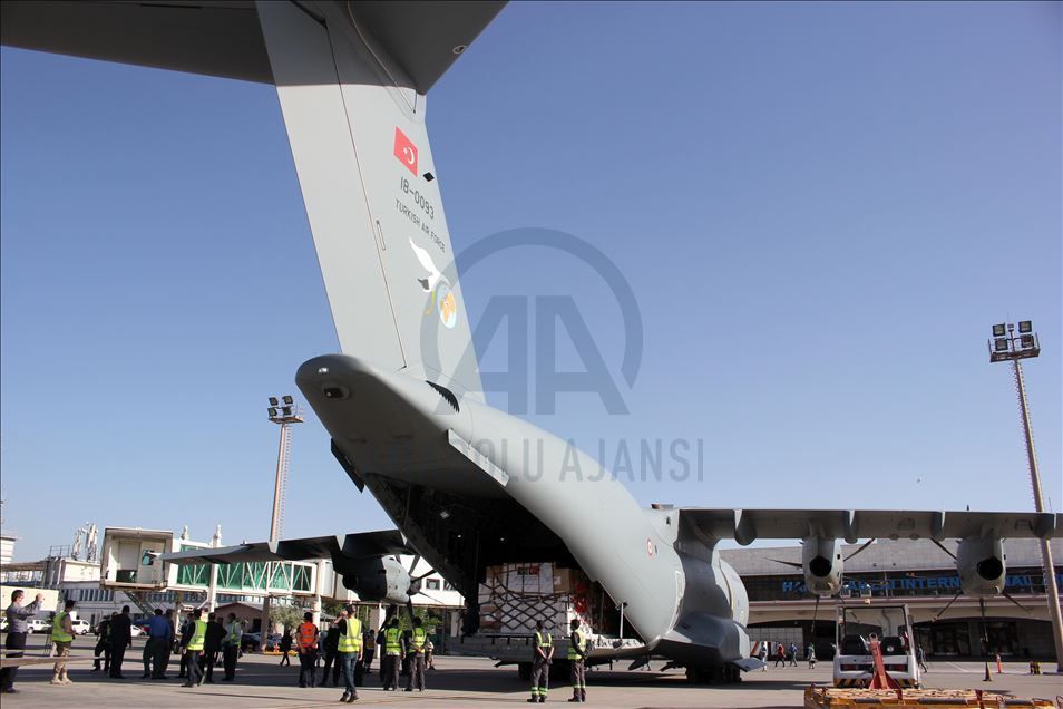 هواپیمای حامل کمک‌های پزشکی ترکیه به افغانستان وارد کابل شد