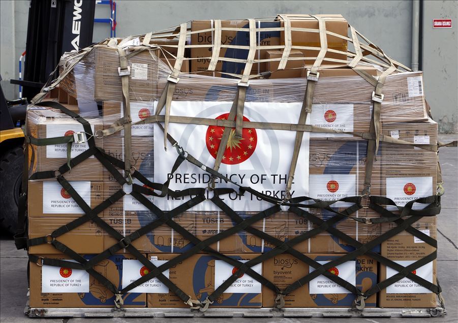 Türkiye'den Afganistan'a tıbbi yardım götüren uçak havalandı