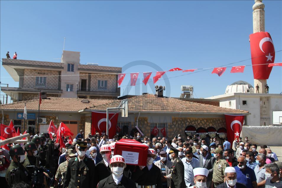 Şehit Piyade Uzman Çavuş İdris Mağat, Midyat'ta son yolculuğuna uğurlandı
