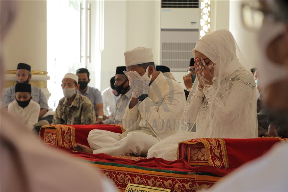 Akad nikah di masa pandemi Covid-19 di Aceh