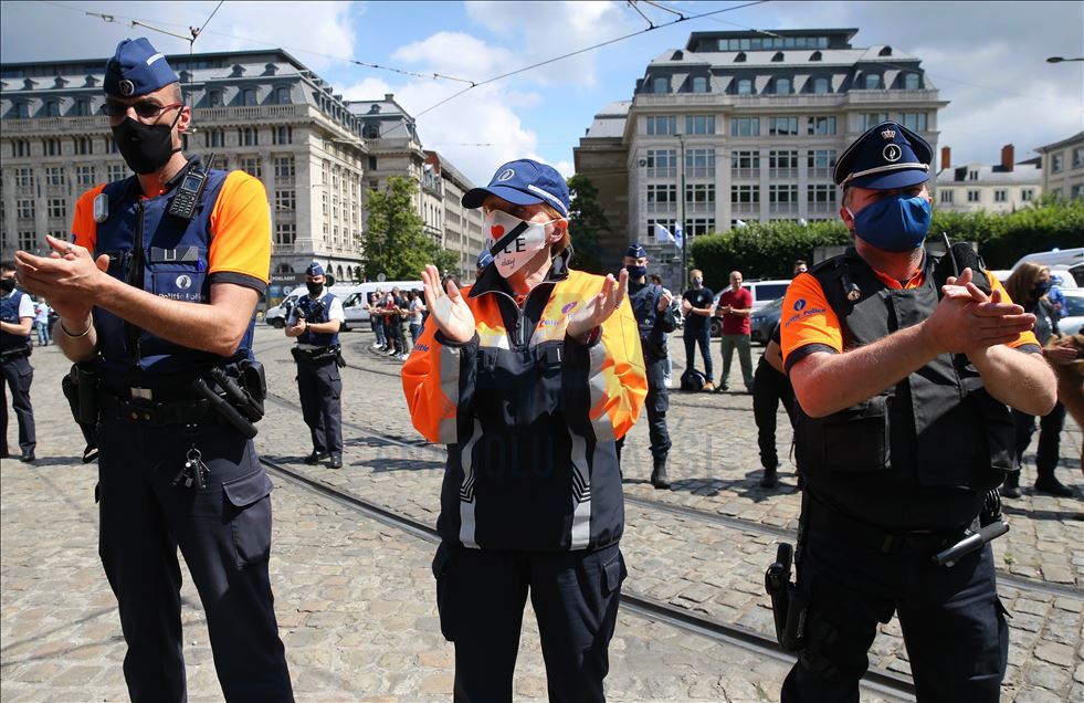 Belgjikë, policët protestë kundër akuzave ndaj tyre për "racizëm"
