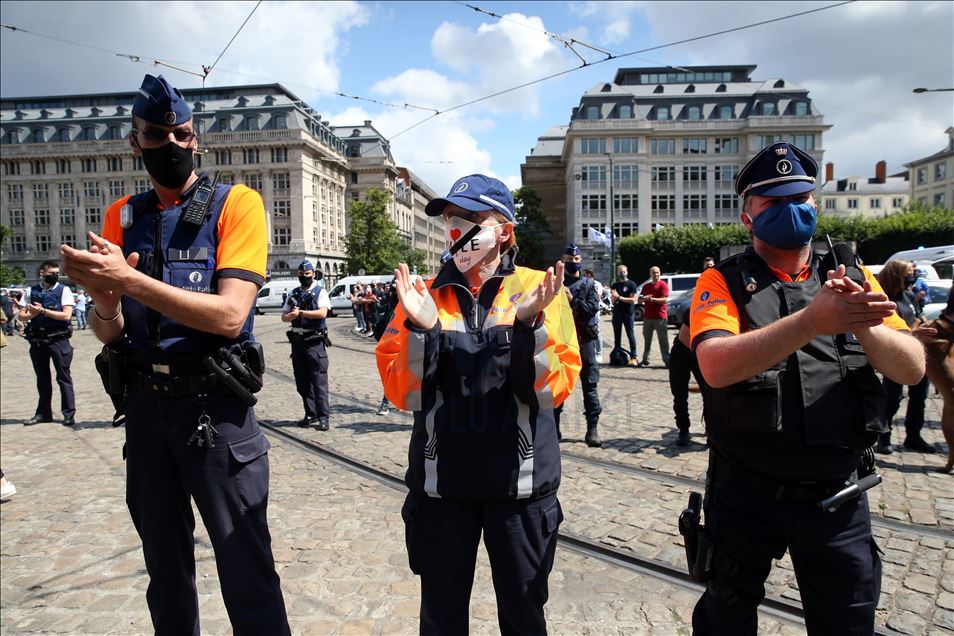 Belgjikë, policët protestë kundër akuzave ndaj tyre për "racizëm"
