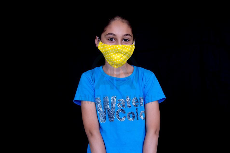Diyarbakırlı kadınlardan kişiye özel maske tasarımı