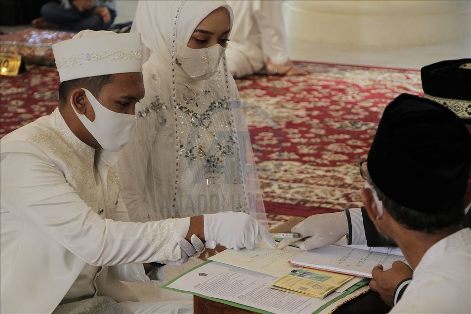 Akad nikah di masa pandemi Covid-19 di Aceh