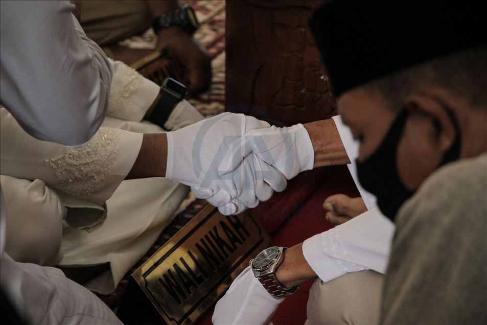 Akad nikah di masa pandemi Covid-19 di Aceh