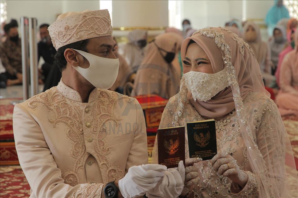 Akad nikah di masa pandemi Covid-19 di Aceh