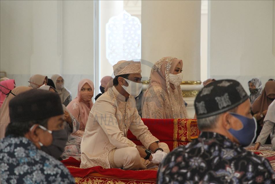 Akad nikah di masa pandemi Covid-19 di Aceh
