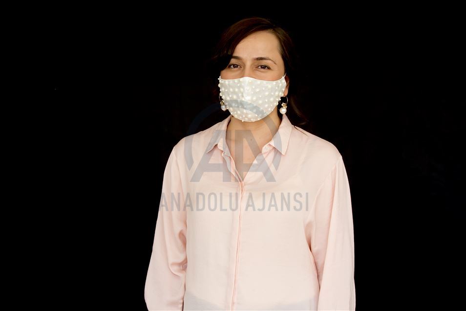 Diyarbakırlı kadınlardan kişiye özel maske tasarımı