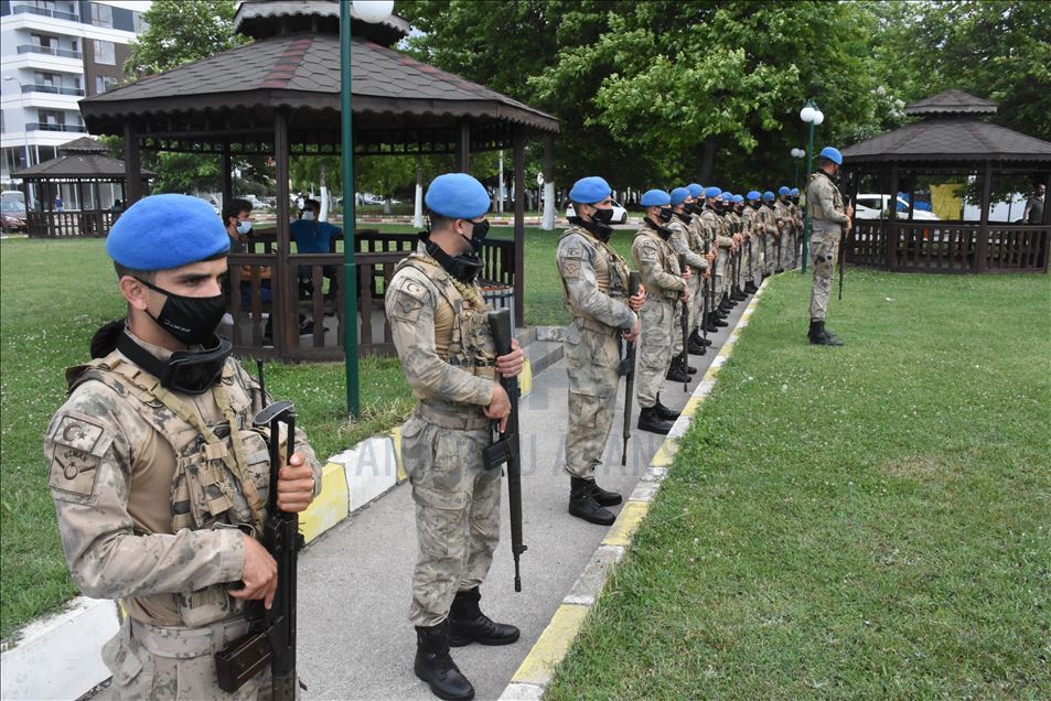 Zonguldak'ta atlı tim görevine başladı