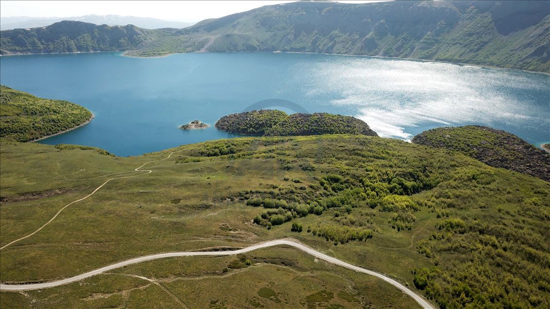 Nemrut Crater Lake In eastern Turkey