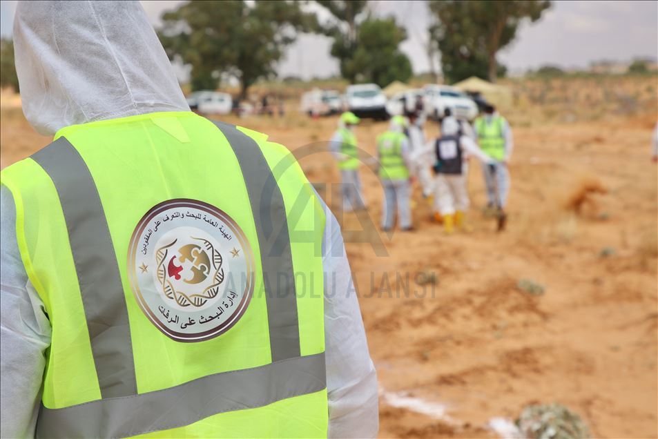 AAyê dîmenên kolana komgorên li bajarê Terhûneyê yê Lîbyayê kişandin