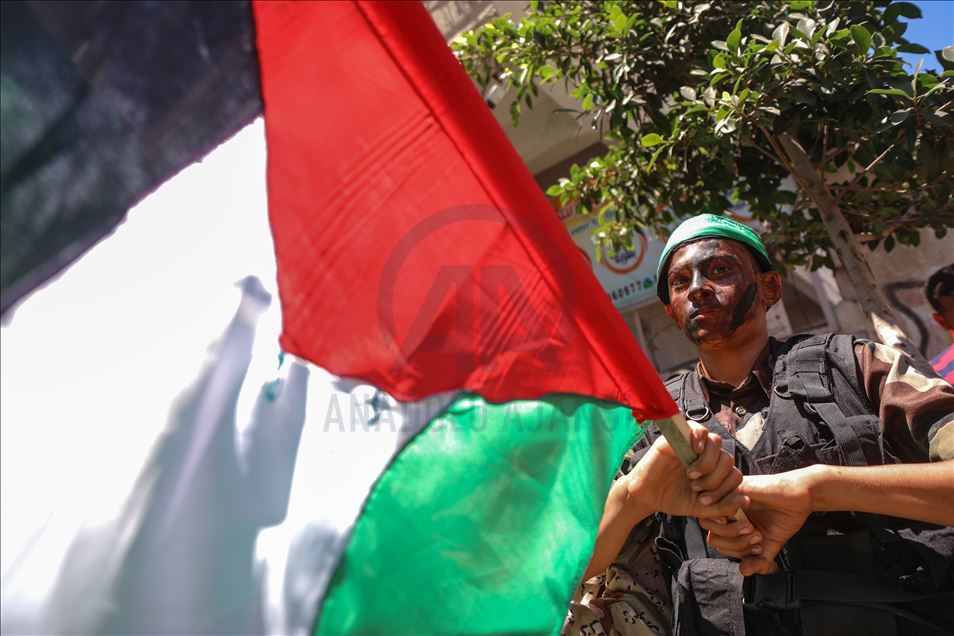 غزة.. الآلاف ينددون بـ"الضم" الإسرائيلي
