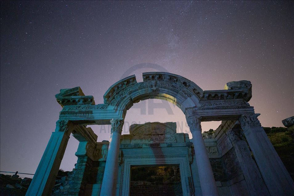 Ephesus Ancient City at night