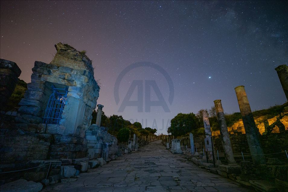 Ephesus Ancient City at night