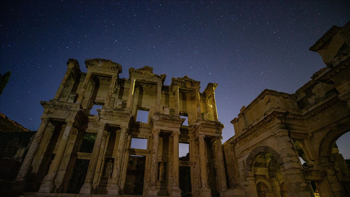Ephesus Ancient City at night