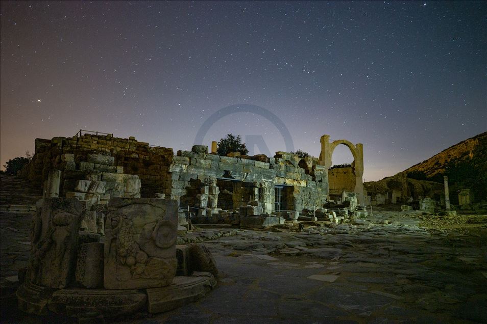 Ephesus Ancient City at night