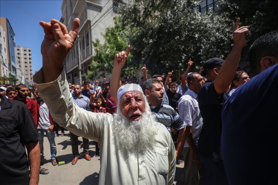 غزة.. الآلاف ينددون بـ"الضم" الإسرائيلي
