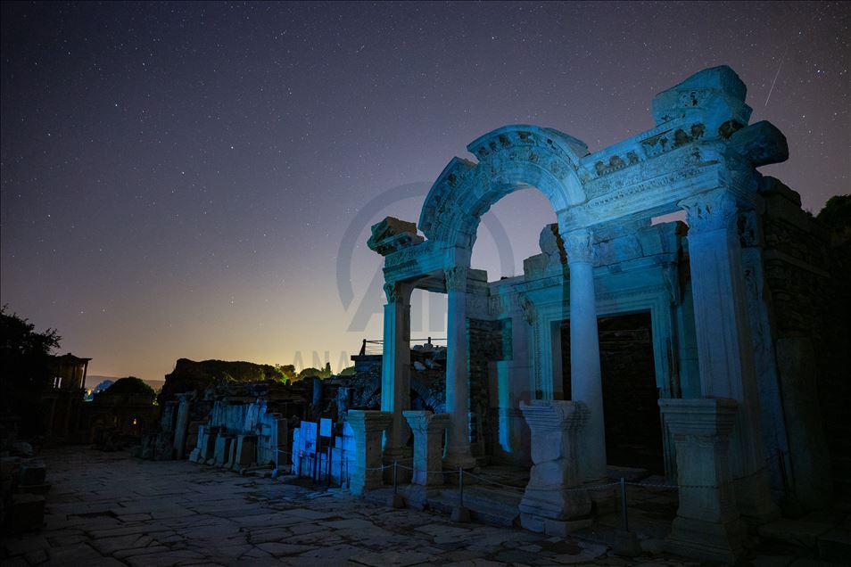 Ephesus Ancient City at night