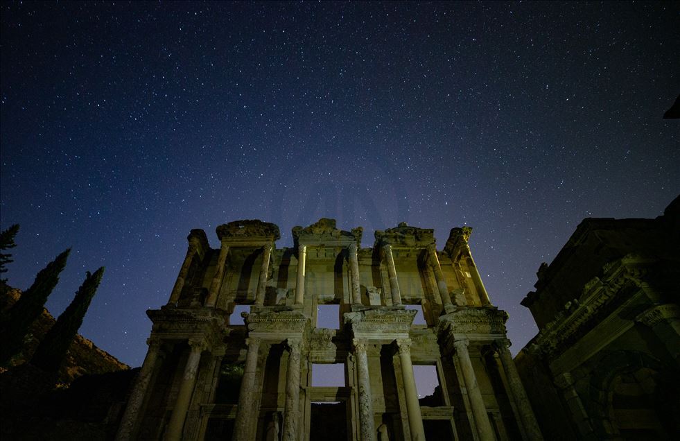 Ephesus Ancient City at night