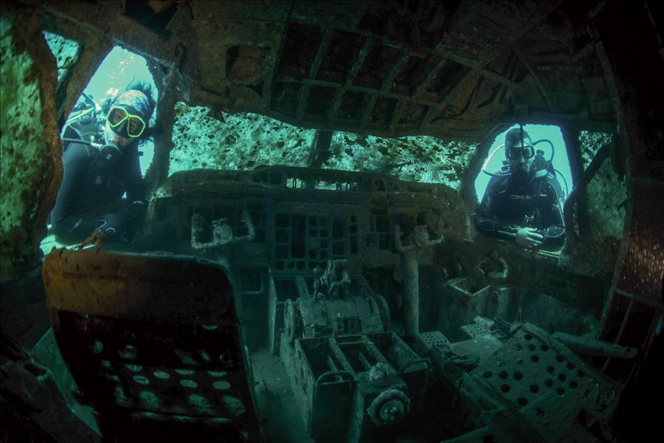 Diving in Airbus A300 wreak restarts after pandemic break in Turkey's Kusadasi