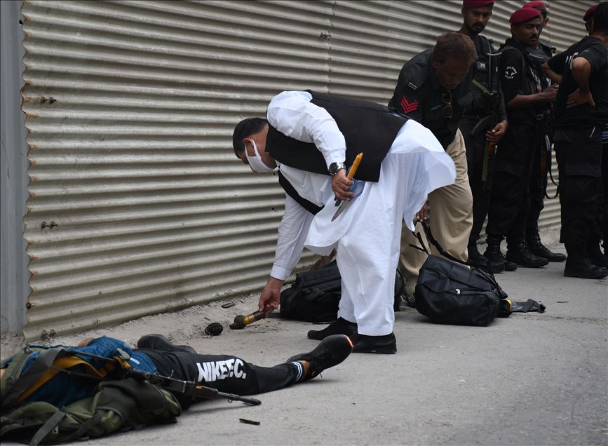 باكستان.. مقتل 5 أشخاص بهجوم استهدف سوقا للأوراق المالية

