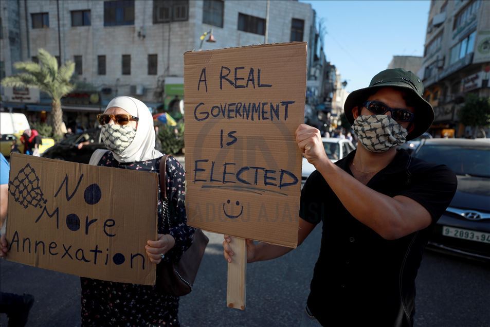 Filistinliler, Tel Aviv’in ilhak planını protesto etti