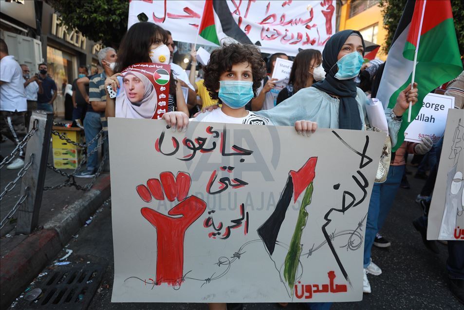 Filistinliler, Tel Aviv’in ilhak planını protesto etti