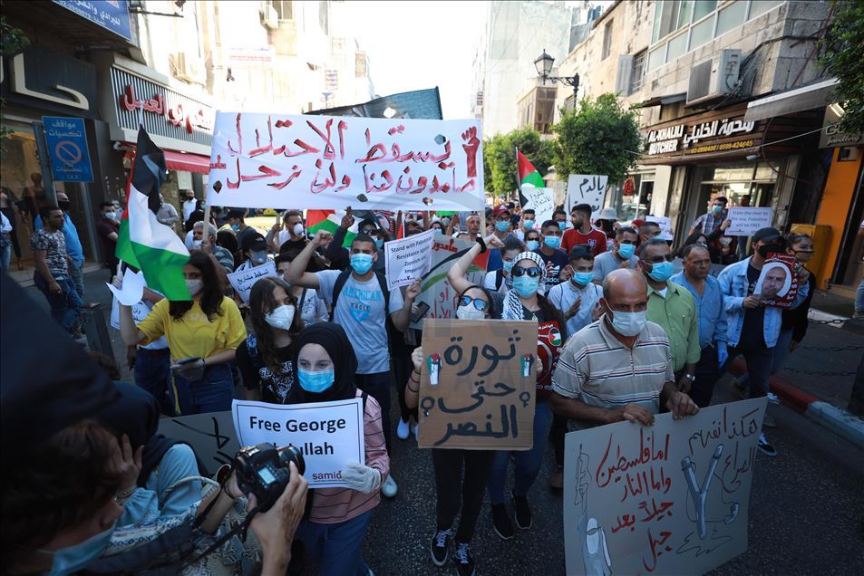 Filistinliler, Tel Aviv’in ilhak planını protesto etti
