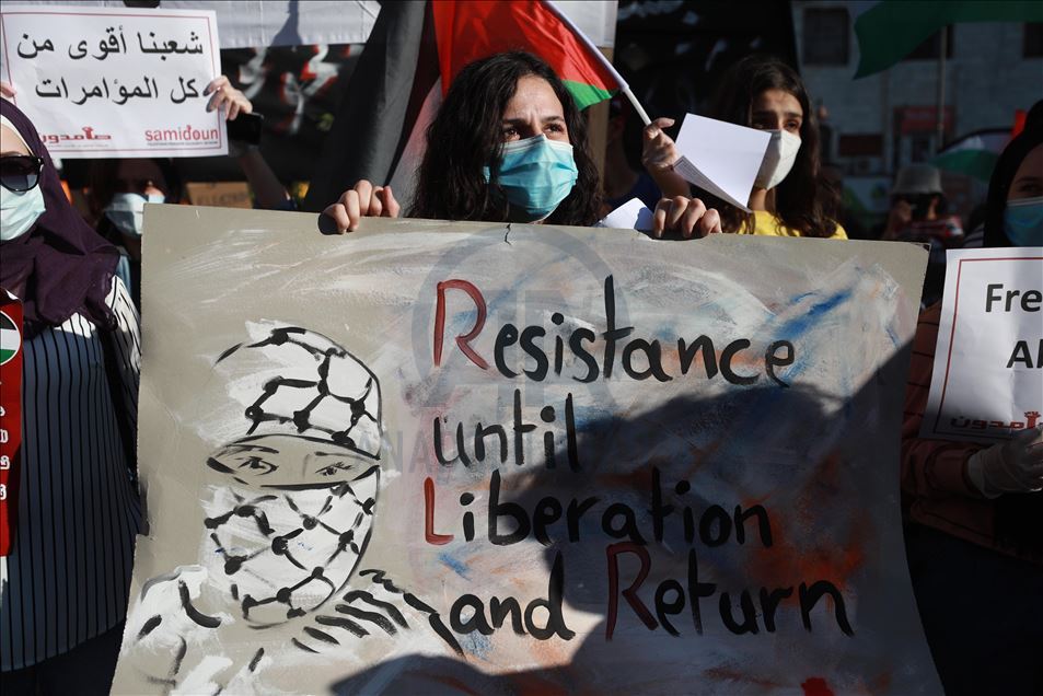 Filistinliler, Tel Aviv’in ilhak planını protesto etti