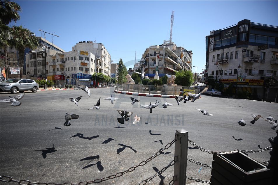 Batı Şeria'da Kovid-19 nedeniyle 5 günlük genel karantina başladı