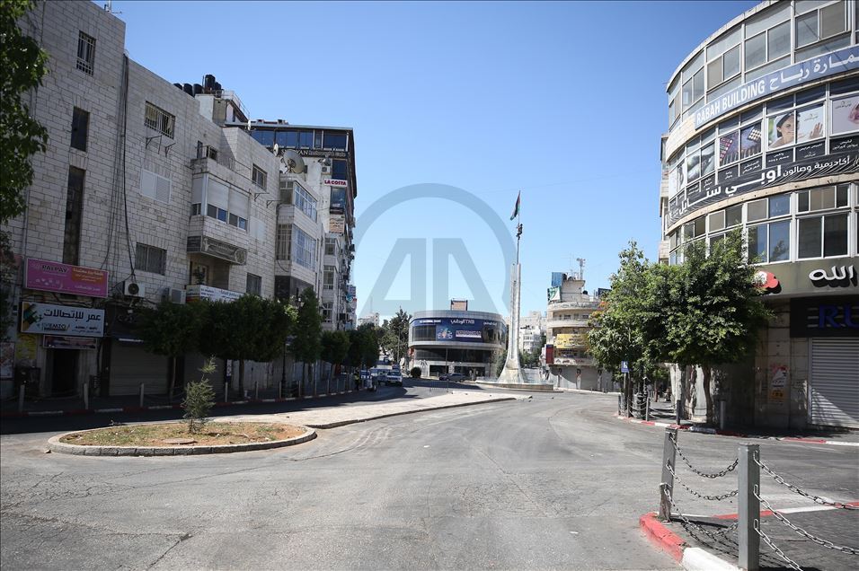 Batı Şeria'da Kovid-19 nedeniyle 5 günlük genel karantina başladı