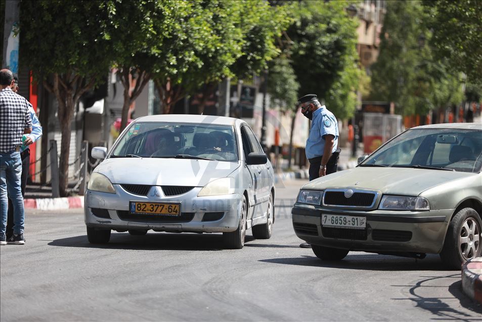 Batı Şeria'da Kovid-19 nedeniyle 5 günlük genel karantina başladı