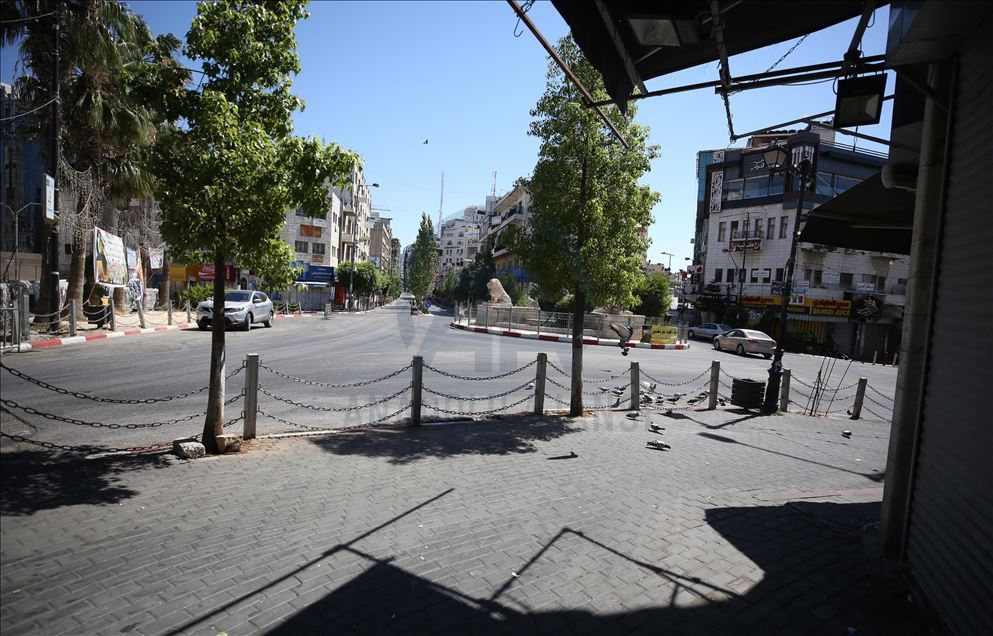 Batı Şeria'da Kovid-19 nedeniyle 5 günlük genel karantina başladı
