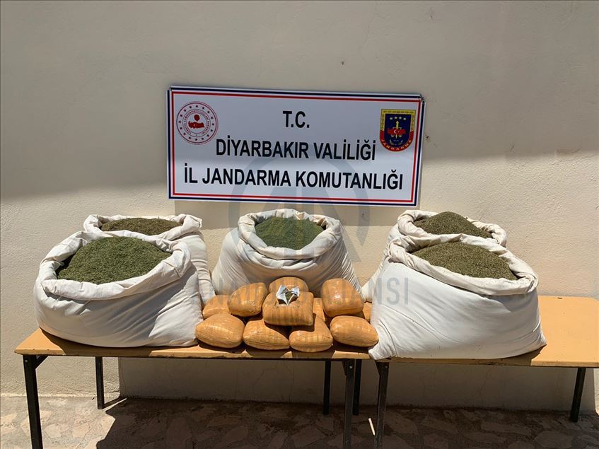 Diyarbakır'da 14 günde 3 ton esrar ve 28 milyon kök Hint keneviri ele geçirildi 